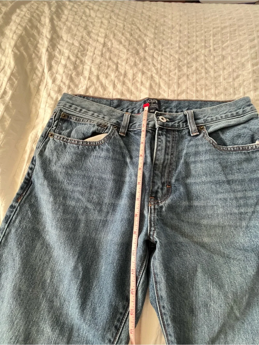 J.Crew Men's Blue Straight-Leg Jeans